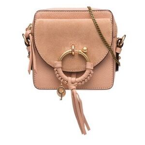 See By Chloe Blush Joan Camera Bag with Braided Tassel